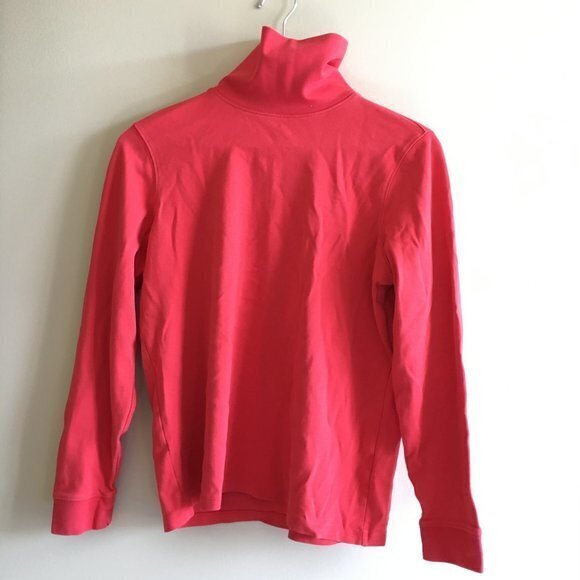 LLBean Interlock Turtleneck Long Sleeve Knit Top - Picture 1 of 5